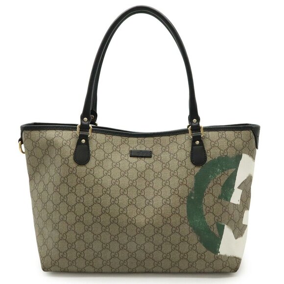 GUCCI Black Leather Shoulder Bag - Picture 1 of 10